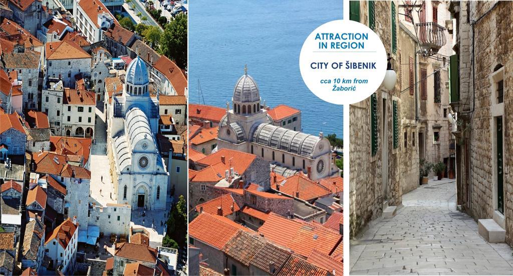 Charming Seaside Apartments Noa & Jakov, Zaboric Sibenik Exterior foto