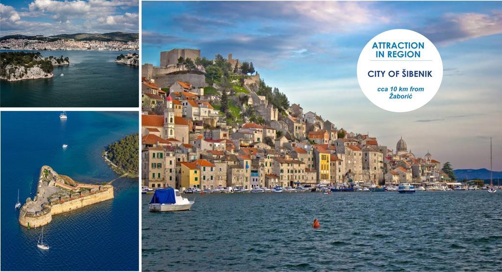 Charming Seaside Apartments Noa & Jakov, Zaboric Sibenik Exterior foto